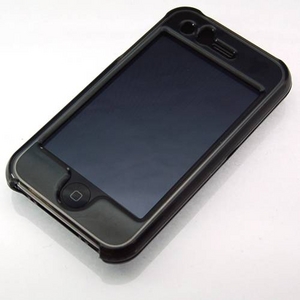 Rix�i���b�N�X�j iPhone3GS/3G�Ή� �N���A�n�[�h�P�[�X �t���ی�t�B�����t�� �i�N���A�u���b�N�j RX-IPHCPH2CB �y2�Z�b�g�z