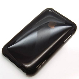 Rix�i���b�N�X�j iPhone3GS/3G�Ή� �J���[�V�[���h �i�w�ʃJ�o�[�j �t���t�B�����t�� �i�N���A�u���b�N�j RX-IPCCPH2CB �y3�Z�b�g�z