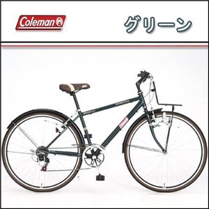 Coleman（コールマン） 27インチ 6段変速 クロスバイク CRB276 グリーン