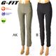 G-FIT(ジーフィット) 美脚美尻脚長 スリムストレートロングパンツ GF-L976S アッシュカーキ M