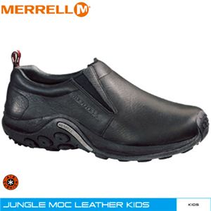 MERRELL（メレル） ジャングルモックレザー キッズ Black 567517Y 22.0cm - 拡大画像