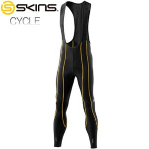 SKINS（スキンズ） メンズビブロングス CYCLE ブラック×イエロー C51001050 XL ブラック×イエロー - 拡大画像