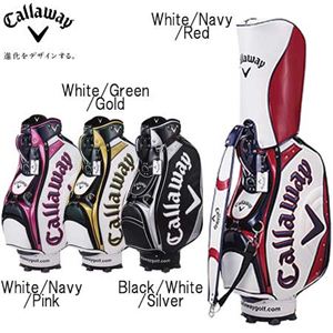 Callaway（キャロウェイ） TOUR（ツアー）キャディバッグ EVL 9.0 JM  White/Navy/Pink