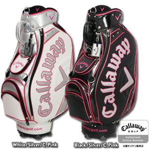 Callaway（キャロウェイ） ツアーキャディバッグ ELV 9.0JM  White/Silver/C.Pink