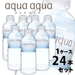 �ʥ�����ߥͥ�륦�������� aqua aqua��500ml��24������