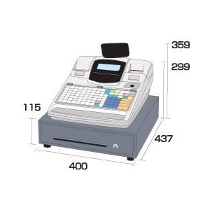 東芝テック レジスター FS-660 × レジロール紙(感熱紙) 5巻セット