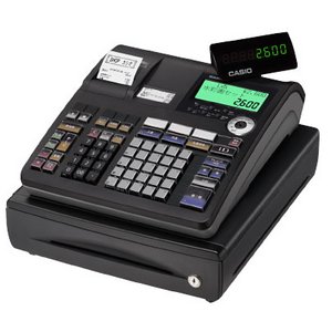 カシオ（CASIO）レジスター　TE-2600-25S　ブラック
