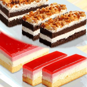 ショコラアマンド＆ムースフランボワーズカットケーキ2本セット