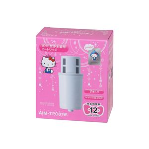 クリンスイ×ハローキティ ポット型浄水器用カートリッジ（2P） AIM-TPC01W