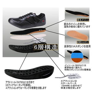SOMEBODY ファッションウォーキングシューズ メンズ ブラック 28cm