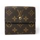 【現品限り】LOUIS VUITTON（ルイ ヴィトン） Wホック財布 モノグラム M61652 【新品同様】