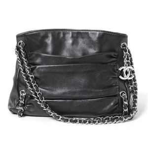�y���i����zCHANEL�i�V���l���j �`�F�[���V�����_�[  �u���b�N �y����A�z