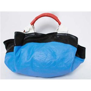 Loewe(ロエベ) ナッパアイレ ハンドバッグ ブルー/ブラック/ホワイト 309.97.105 【新品同様】