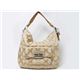 【現品限り】Coach(コーチ) クリスティン オプアート 2WAYショルダーバッグ ベージュ 14912 【中古A】