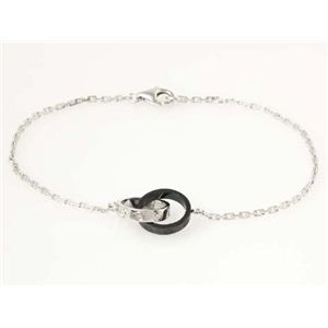 �y���i����zCartier�i�J���e�B�G�j �x�r�[���u�u���X���b�g �N���X�}�X�R���N�V���� K18WG/�Z���~�b�N �z���C�g�S�[���h/�u���b�N �y����SA�z