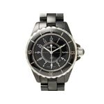 【現品限り】CHANEL(シャネル) J12 33mm ブラックセラミック クォーツ レディース /ブラック H0682 【中古A】 【現品限り】CHANEL(シャネル) J12 33mm ブラックセラミック クォーツ レディース /ブラック H0682 【中古A】