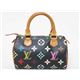 【現品限り】LOUIS VUITTON（ルイ ヴィトン） マルチカラー ミニスピーディ ブラック  M92644 【中古AB】 - 縮小画像1