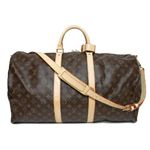 【現品限り】LOUIS VUITTON（ルイ ヴィトン） モノグラム キーポル55 スト付きタイプ M41414 【新品同様】|