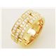 【現品限り】Cartier（カルティエ） パンテールリング YG ハーフダイヤ #51 【中古A】