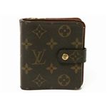 【現品限り】LOUIS VUITTON（ルイ ヴィトン） モノグラム コンパクトジップ M61667 【中古B】|