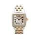 【現品限り】Cartier(カルティエ) サントスドゥモワゼルSM SS/PG ピンクシェル文字盤 クォーツ レディース 【中古A】