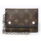 【現品限り】LOUIS VUITTON(ルイ ヴィトン) モノグラムマカサー ポルトフォイユ コンパクト M60167 イニシャル入り 【中古AB】