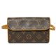 【現品限り】LOUIS VUITTON(ルイ ヴィトン) モノグラム ポシェットフロランティーヌ ベルト付き(XS) M51855 【中古B】