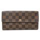 【現品限り】LOUIS VUITTON(ルイ ヴィトン) ダミエ ファスナー長財布 N61734 【中古B】