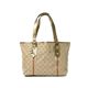 【現品限り】GUCCI（グッチ） GG柄 チャーム付きトート ベージュ/ゴールド 137396 【中古SA】