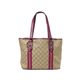 【現品限り】GUCCI（グッチ） GGキャンバス トートバッグ チャーム 蝶 137396 【中古A】