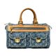 【現品限り】LOUIS VUITTON(ルイ ヴィトン) モノグラムデニム ネオスピーディ ブルー M95019 【中古AB】