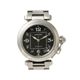 【現品限り】Cartier(カルティエ) パシャC 黒文字盤 SS 自動巻き ボーイズ 【中古SA】