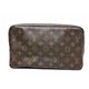【現品限り】LOUIS VUITTON（ルイ ヴィトン） 化粧ポーチ モノグラムキャンバス モノグラム M47522 【中古AB】