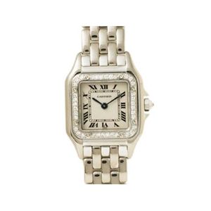 【現品限り】Cartier（カルティエ） パンテールSM WG ベゼル1重 時計 K18WG ダイヤ ホワイトゴールド 【中古SA】の商品画像