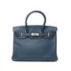 【現品限り】HERMES（エルメス） バーキン30 トリヨン シルバー金具 トリヨンクレマンス ブルードプルス/金具:シルバー 刻印:L 【未使用】