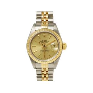 【現品限り】ROLEX（ロレックス） デイトジャスト 69173 シャンパン文字盤 X番 時計 ステンレススチール K18YG 文字盤:シャンパン 【中古A】の商品画像