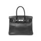 【現品限り】HERMES（エルメス） バーキン30 シルバー金具 ヴォーグレネ 黒 刻印:J 【中古AB】