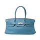 【現品限り】HERMES（エルメス） ショルダーバーキン トリヨン シルバー金具 トリヨンクレマンス ブルージーン 刻印:I 【中古AB】