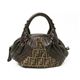 【現品限り】FENDI（フェンディ） ミニスパイバッグ キャンバス カーフ ブラウン 8BL078 