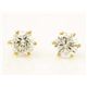 【現品限り】D1.003ct/1.047ct ピアス K18YG ダイヤ イエローゴールド 【中古A】