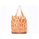 【現品限り】HERMES（エルメス） シルキーポップ エコバッグ ブッフルスキッパー シルク ブラウン/オレンジ 【新品同様】