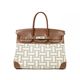 【現品限り】HERMES（エルメス） バーキン35 /トワルモザイク シルバー金具 ブッフルスキッパー キャンパス ブラウン/ベージュ 刻印:L 【新品同様】