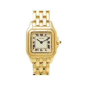 【現品限り】Cartier（カルティエ） パンテールSM 時計 K18YG 文字盤:ホワイト/アイボリー 【中古A】の商品画像
