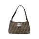 【現品限り】FENDI（フェンディ） ハンドバッグ カーフ キャンパス ズッカ柄 【中古A】