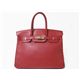 【現品限り】HERMES（エルメス） バーキン35 スイフト G金具 ヴォースイフト ルージュヴィフ 刻印:A 【中古B】