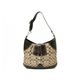 【現品限り】COACH(コーチ) シグネチャー ショルダーバッグ キャンバス カーフ ベージュ/ブラウン 10243 【中古A】