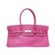【現品限り】HERMES（エルメス） ショルダーバーキン オースト オーストリッチ フューシャピンク 刻印:L 【新品同様】