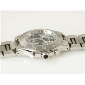 【現品限り】Cartier(カルティエ) クロノスカフ SS 時計 ステンレススチール 文字盤:ブラック W10172T2 【中古A】