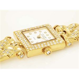 【現品限り】Van Cleef & Arpels（ヴァンクリーフ&アーペル） ファンタジー クオーツ YG/ 時計 K18YG ダイヤ 文字盤:ホワイト 【中古A】