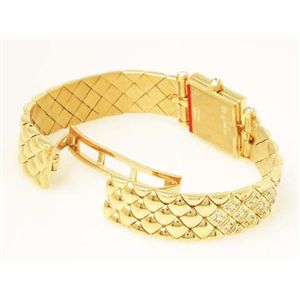 【現品限り】Van Cleef & Arpels（ヴァンクリーフ&アーペル） ファンタジー クオーツ YG/ 時計 K18YG ダイヤ 文字盤:ホワイト 【中古A】